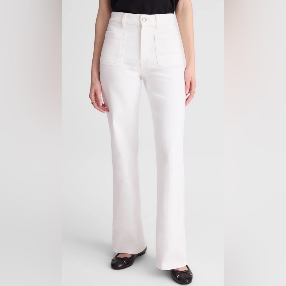 Madewell The Emmy Wide-Leg Jean in Super Stretch Denim Women’s Size 23 Brand New - Picture 2 of 6